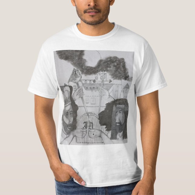 Camiseta JD mostrando um dap para JWU (Frente)