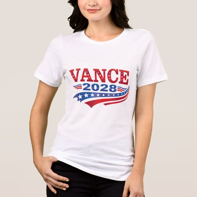 Camiseta JD Vance President 2028 (Frente)