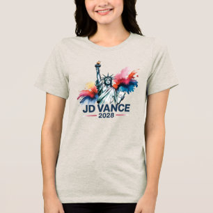 Camiseta JD Vance Presidente 2028 América Primeiro