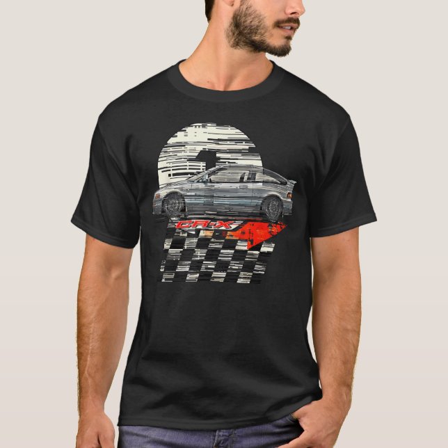 Camiseta Jdm Cr-X Ed9 Sport Coup Ícone Do (Frente)