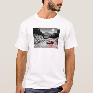 Camiseta JDM Panda Manga Estilo Montanha Drift