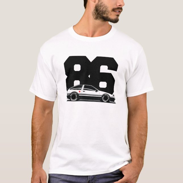 Camiseta JDM Toyota AE86 Trueno (Frente)