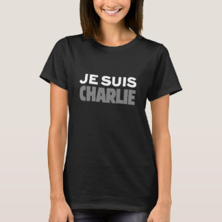 Camiseta Je Suis Charlie - eu sou preto de Charlie