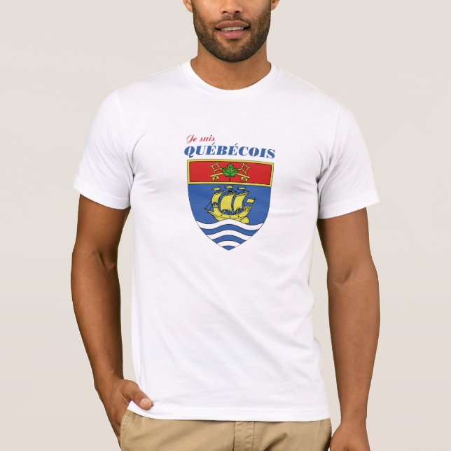 Camiseta Je suis Quebecois (Frente)