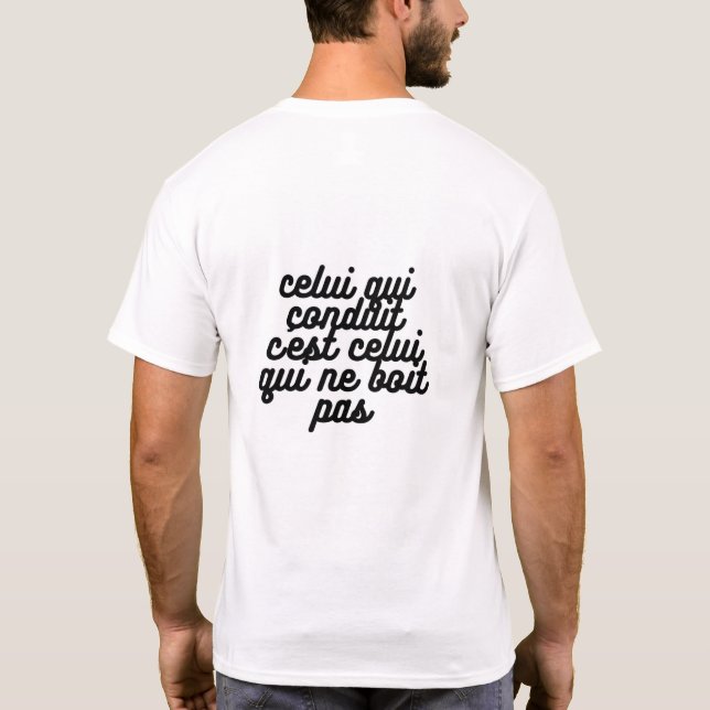 Camiseta je suis sam (Verso)