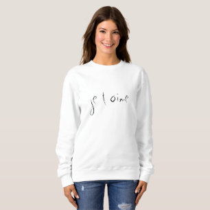 Camiseta 🖤 Je t’aime Eu te amo em francês Chic White
