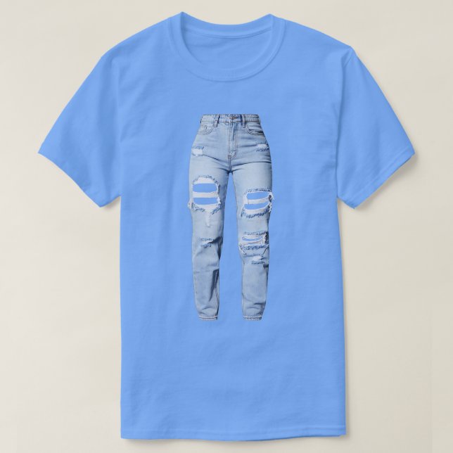 Camiseta jean (Frente do Design)
