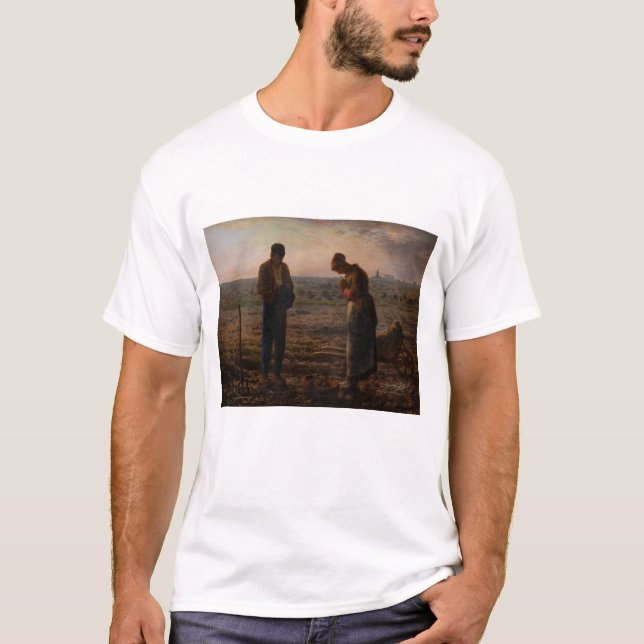 Camiseta Jean-Francois Millet - Angelus (Frente)