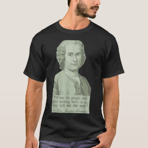 Camiseta Jean-jacques Rousseau Retrato E Citação