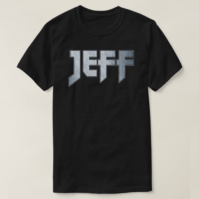 Camiseta Jeff de metais pesados (Frente do Design)