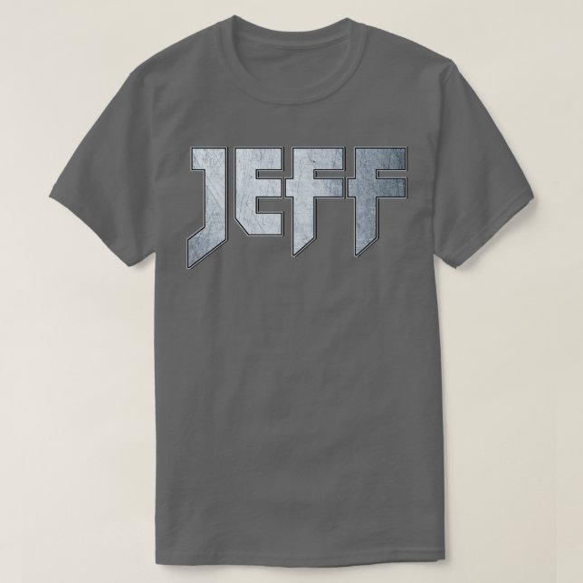 Camiseta Jeff de metais pesados (Frente do Design)