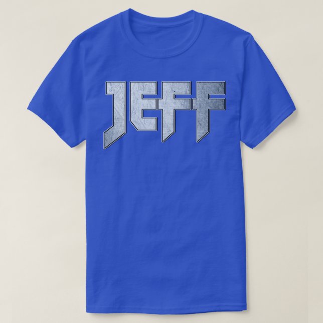 Camiseta Jeff de metal pesado 1 (Frente do Design)