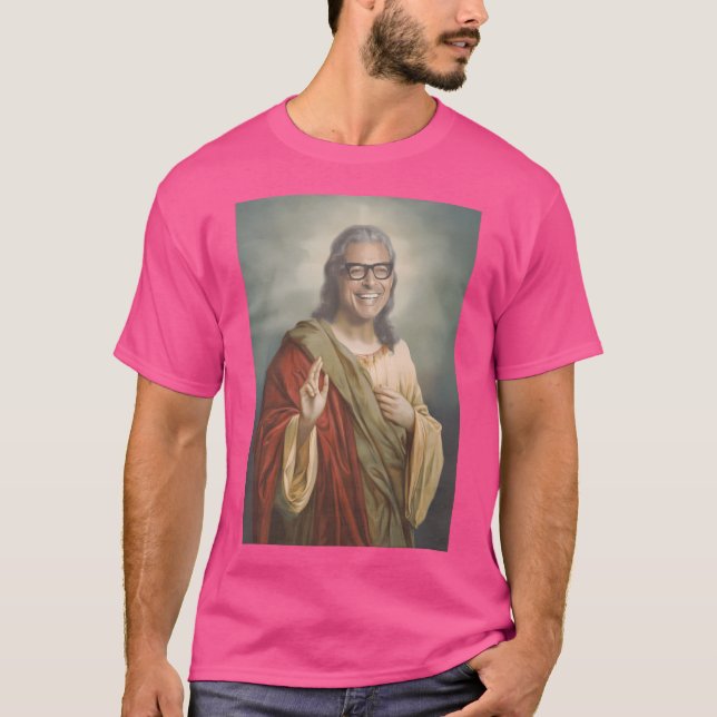 Camiseta Jeff Goldblum (Jesus) (Frente)