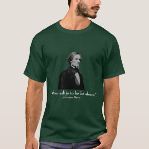 Camiseta Jefferson Davis e citações