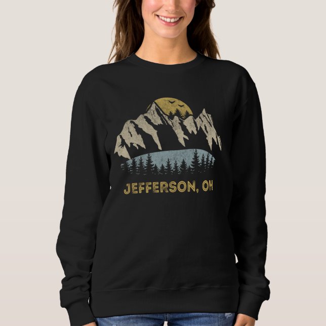 Camiseta Jefferson Ohio Mountain Sunset Sunrise (Frente)