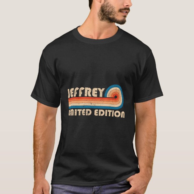 Camiseta Jeffrey Name Personalizado (Frente)