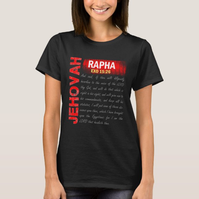 Camiseta Jehovah Rapha (Frente)