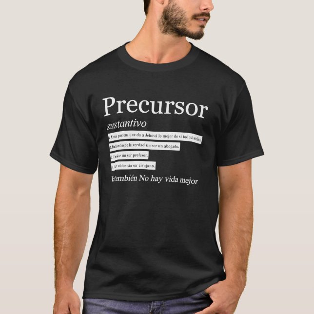 Camiseta Jehovah's Witness Pioneer Definition Best Life Eve (Frente)