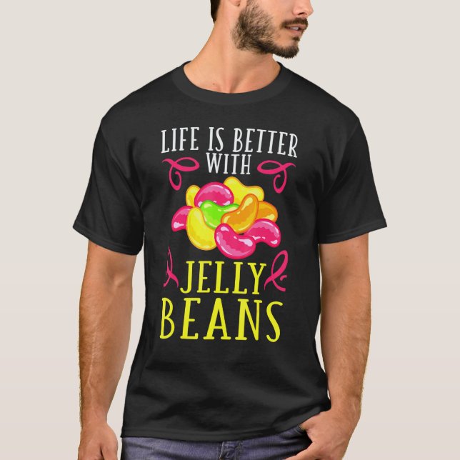 Camiseta Jelly Bean Candy Beans Sabores Veganos 3 (Frente)
