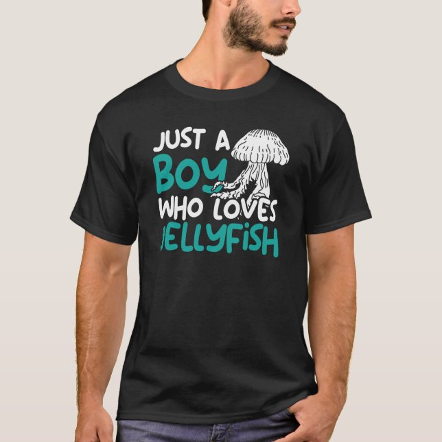 Camiseta Jelly Fish Boy Jelly Fish Aquarium Marine Biology  (Frente)