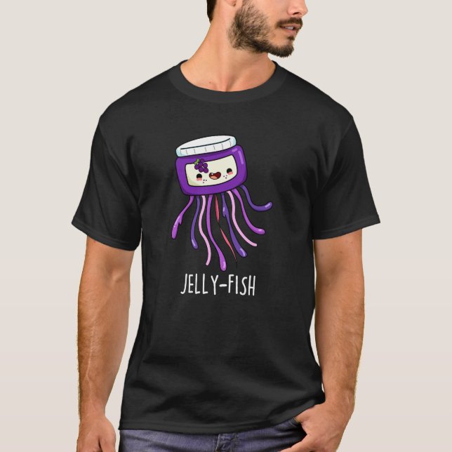 Camiseta Jelly Jar Pun Dark BG (Frente)