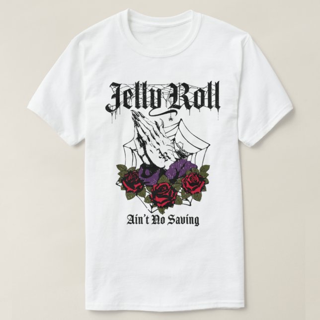 Camiseta Jelly Roll Merch Spider Shirt (Frente do Design)