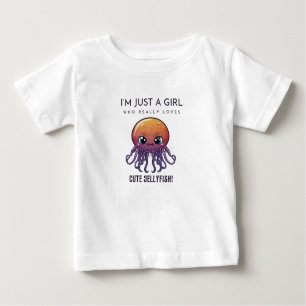 Camiseta Jellyfish, sou apenas uma garota que ama
