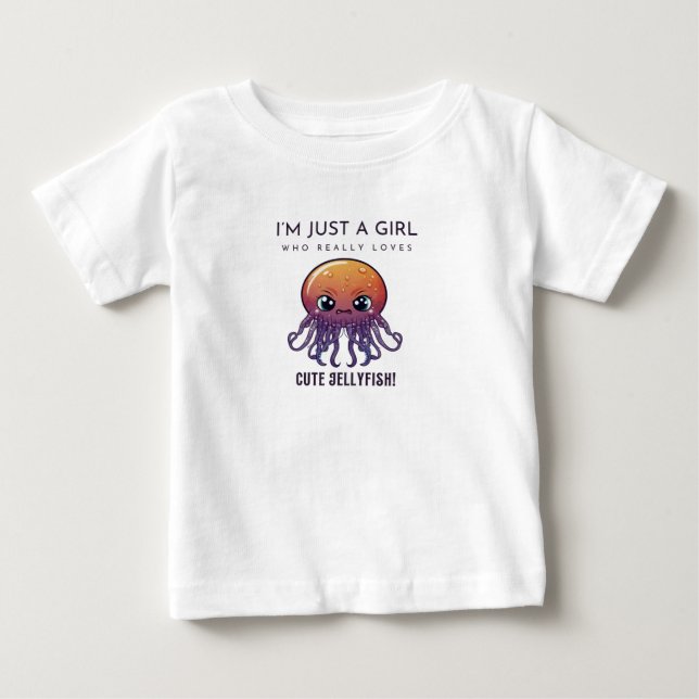Camiseta Jellyfish, sou apenas uma garota que ama (Frente)