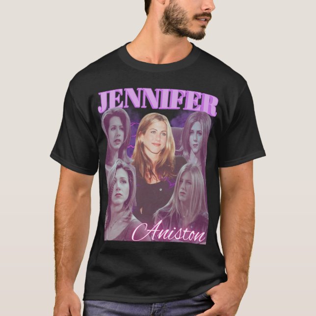 Camiseta Jennifer Aniston Friends Vintage Bootleg (Frente)