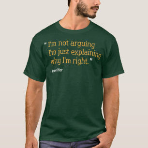 Camiseta JENNIFER Gift Cote Personalizado Funny Birthday Na