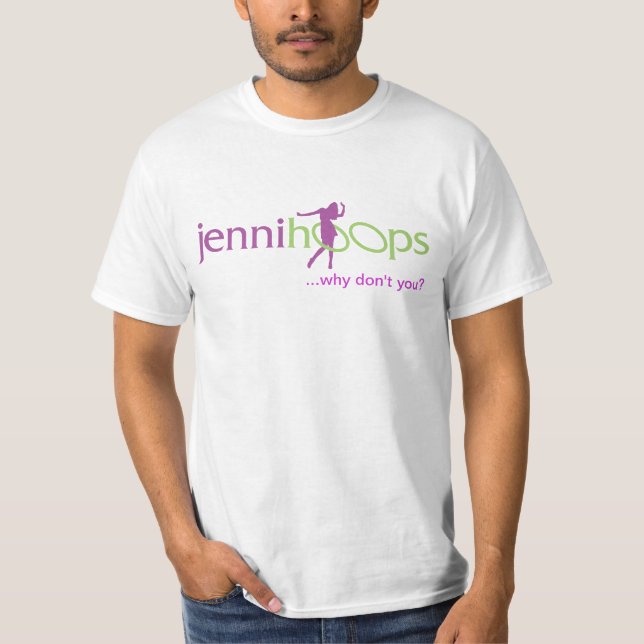 Camiseta JenniHoops… porque não faz você? (Frente)