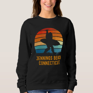Camiseta Jennings Beach Connecticut Sasquatch Souvenir