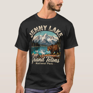 Camiseta Jenny Lake Grand Tetons Parque Nacional Família