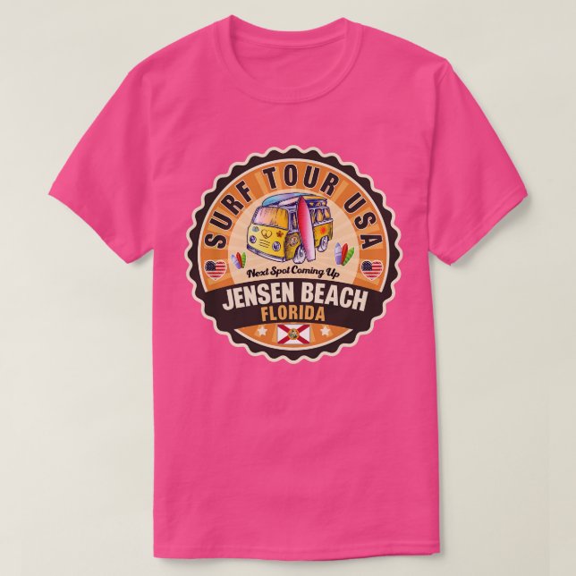 Camiseta Jensen Beach Florida 1 (Frente do Design)