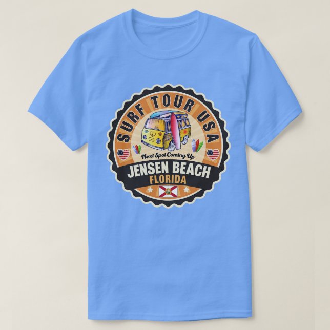 Camiseta Jensen Beach Florida 2 (Frente do Design)