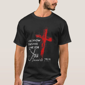 Camiseta Jeremiah 2911 Bíblia Religiosa Cristã Verse Gift