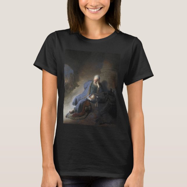 Camiseta Jeremiah Destruction Jerusalem Bíblia Rembrandt (Frente)