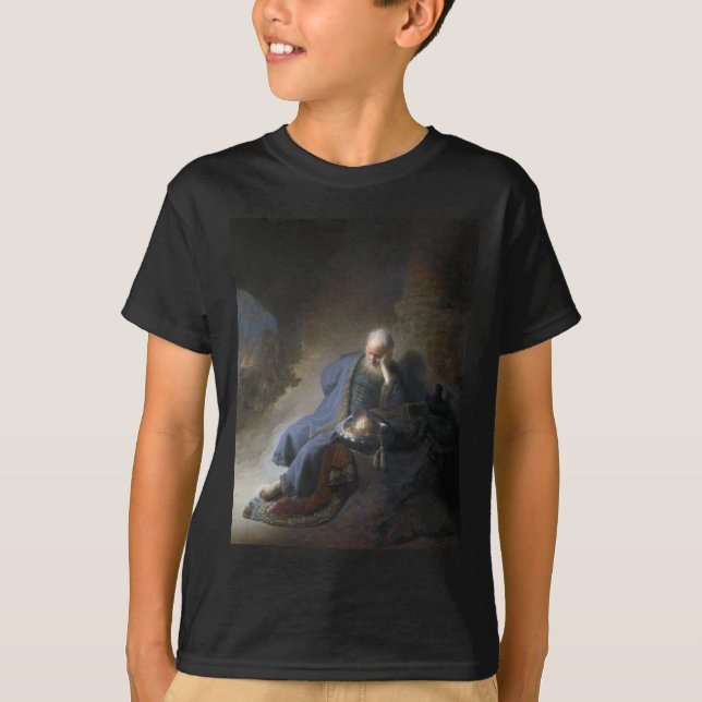 Camiseta Jeremiah Destruction Jerusalem Bíblia Rembrandt (Frente)