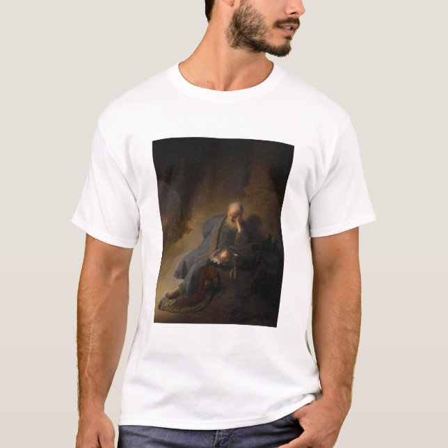 Camiseta Jeremiah Lamentando a Destruição de Jerusalém (Frente)