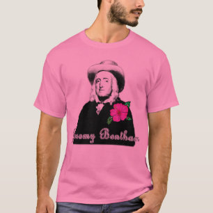 Camiseta Jeremy Bentham com flor tropical