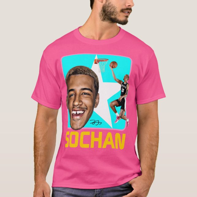 Camiseta Jeremy Sochan Retro (Frente)