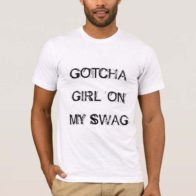 Camiseta Jerkin - Gotcha menina em meus ganhos (Frente)