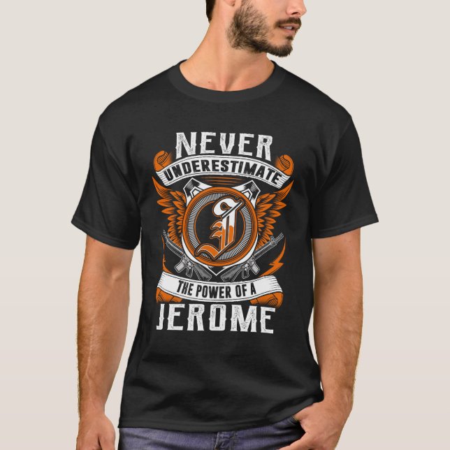 Camiseta JEROME - Nunca Subestimar Personalizado (Frente)