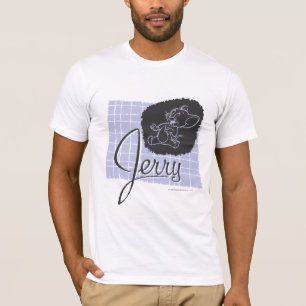 Camiseta Jerry Black and Blue Script