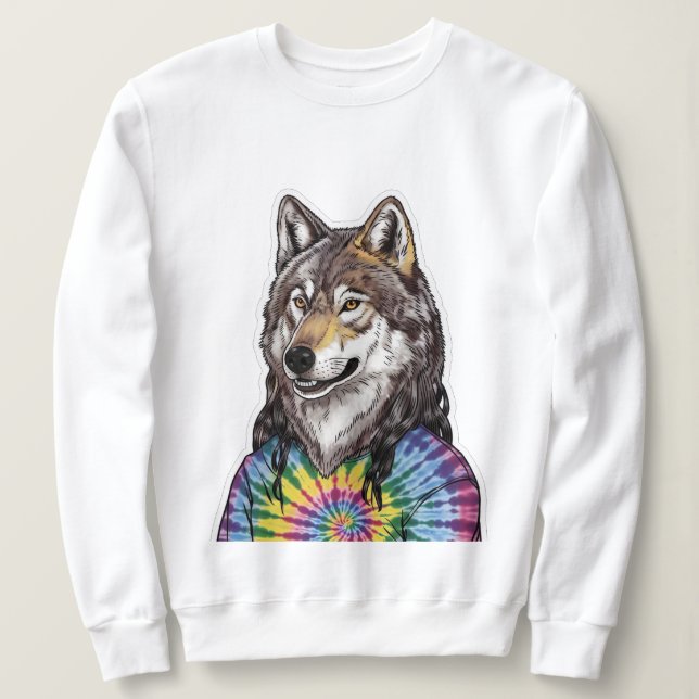 Camiseta Jerry Garcia wolf (Frente do Design)