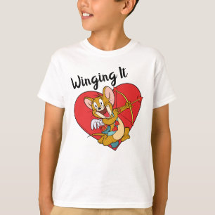 Camiseta Jerry Mouse vestido de Namorados Cupido
