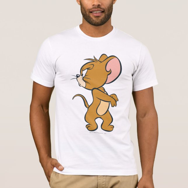 Camiseta Jerry Olhando Para Trás Irritado (Frente)