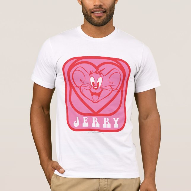 Camiseta Jerry Pink Hearts (Frente)