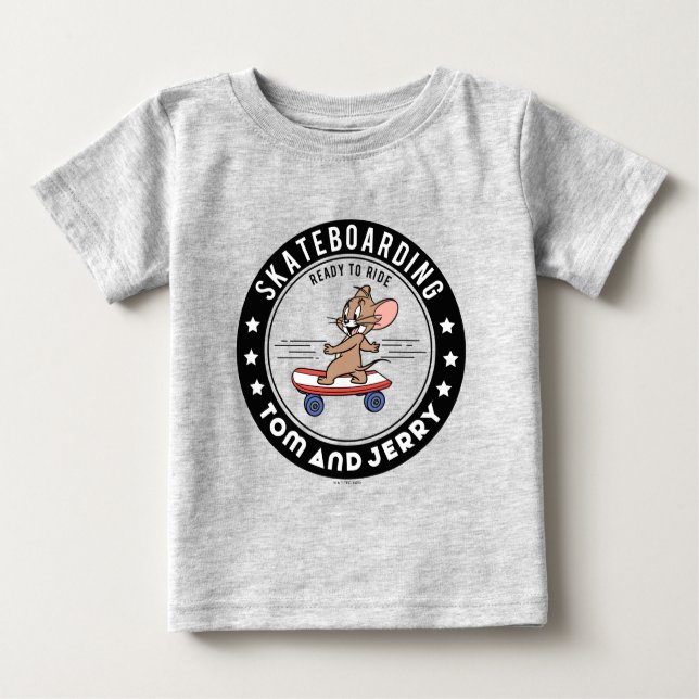 Camiseta Jerry Skateboard - Pronto Para Ir (Frente)