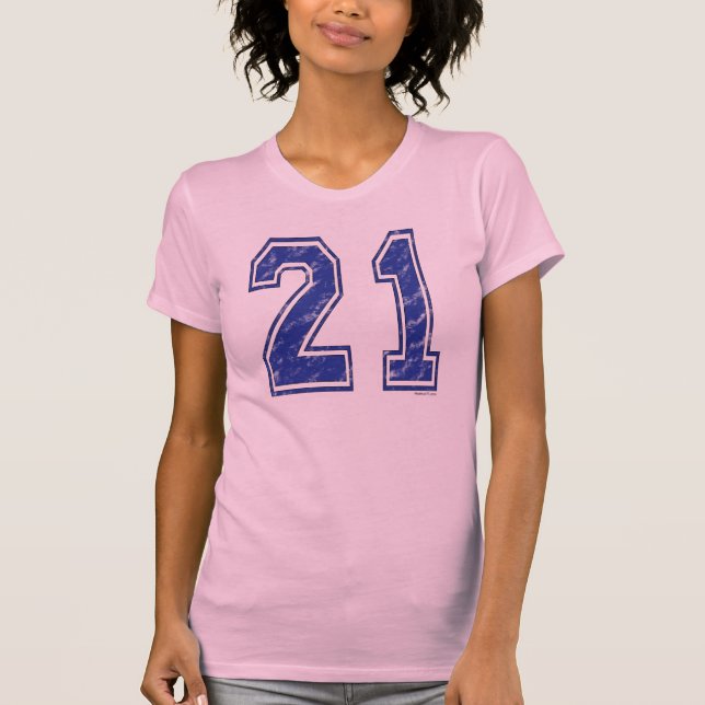 Camiseta Jérsei de 21 costumes (Frente)